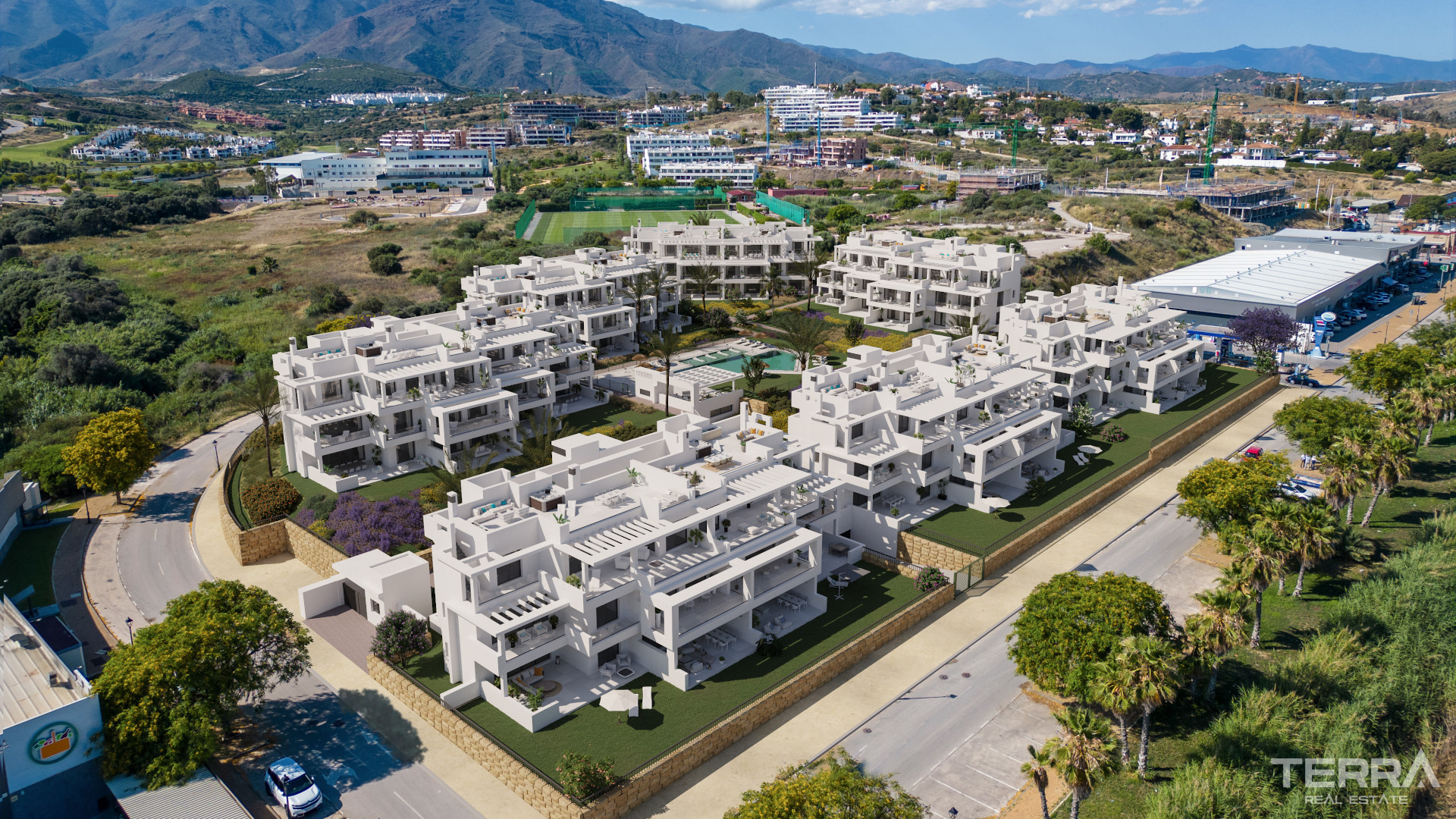 Leiligheter med havutsikt til salgs i La Gaspara, Estepona, Spania - 114481