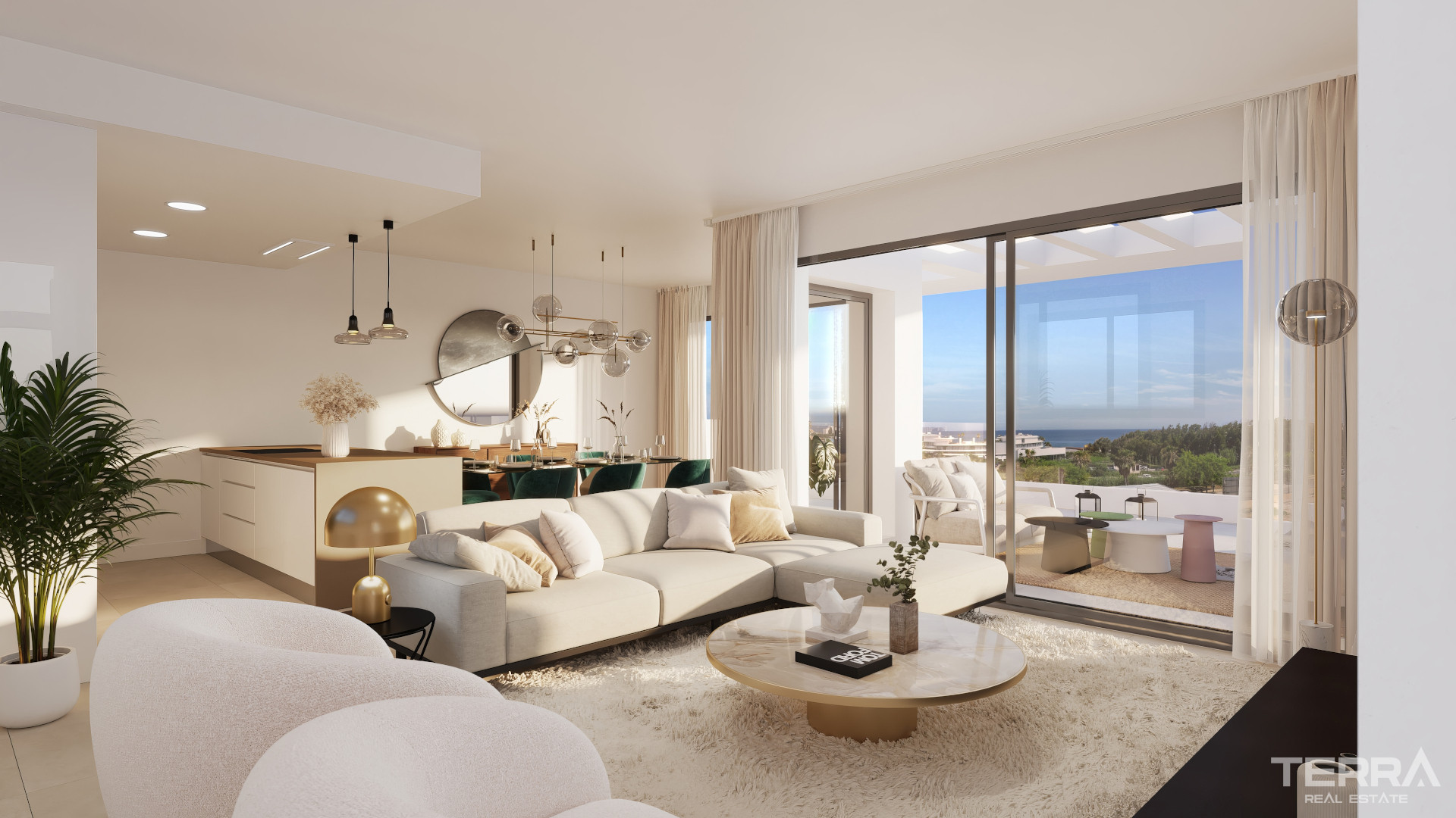 Leiligheter med havutsikt til salgs i La Gaspara, Estepona, Spania - 114486