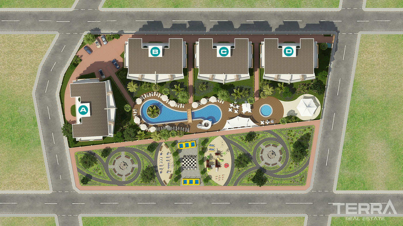 Furnished Apartment for Sale in Flower Garden 3, Oba, Alanya, Turkey - 114532
