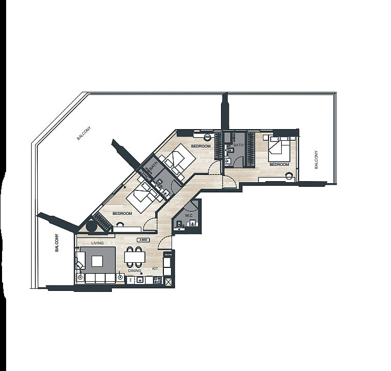 Central Apartments for Sale in Al Jaddaf, Dubai - 114687