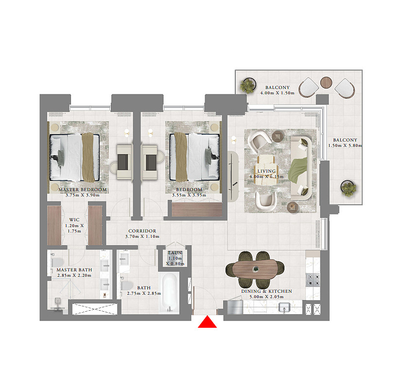 Waterfront Apartments for Sale in Dubai, Creek Harbour - 114806