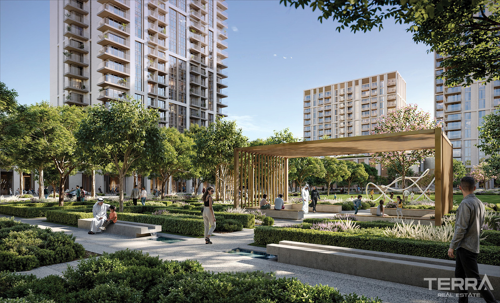 Dubai Creek Harbour'da Şehir Manzaralı Sahile Yakın Daireler - 114852