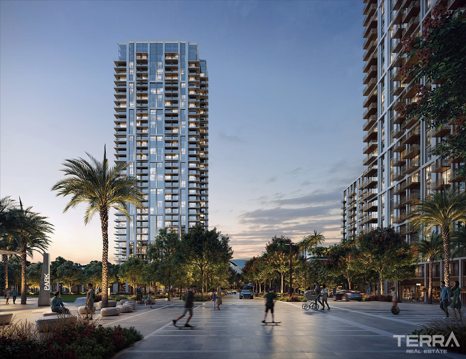 Dubai Creek Harbour'da Şehir Manzaralı Sahile Yakın Daireler - 114853