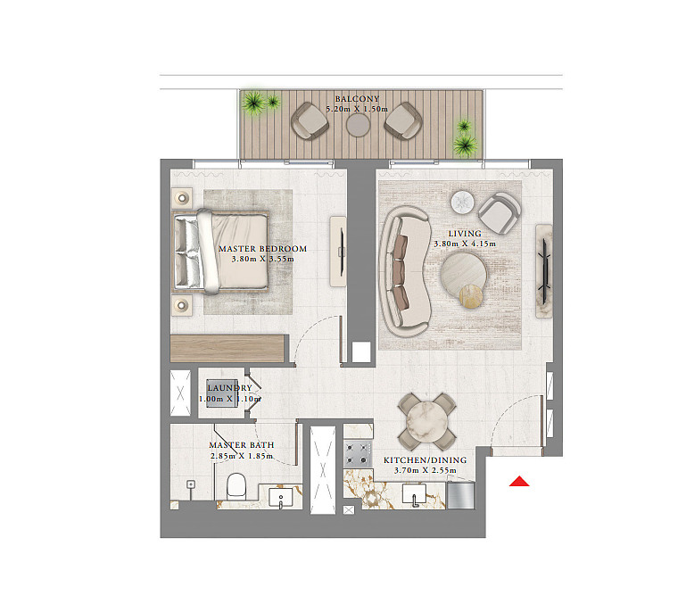 Dubai Harbour'da Satılık Denize Sıfır Daireler - 114868