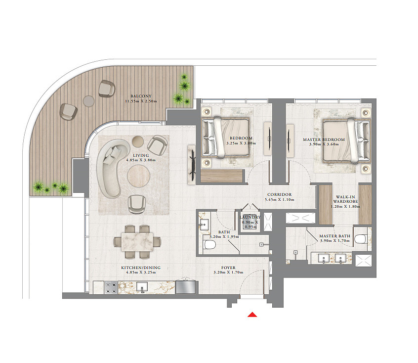 Dubai Harbour'da Satılık Denize Sıfır Daireler - 114869