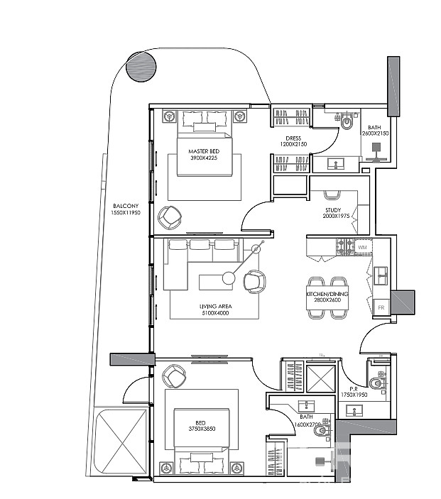 Jumeirah Village Triangle'da Şehir Manzaralı Satılık Sıfır Daireler - 114897