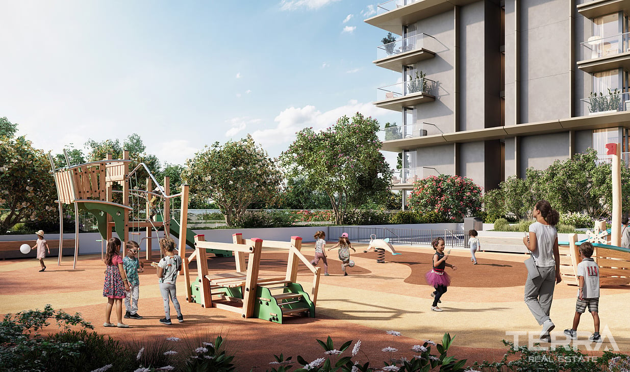 Dubai Hills Estate'te Şehir ve Golf Sahası Manzaralı Satılık Daireler - 114939