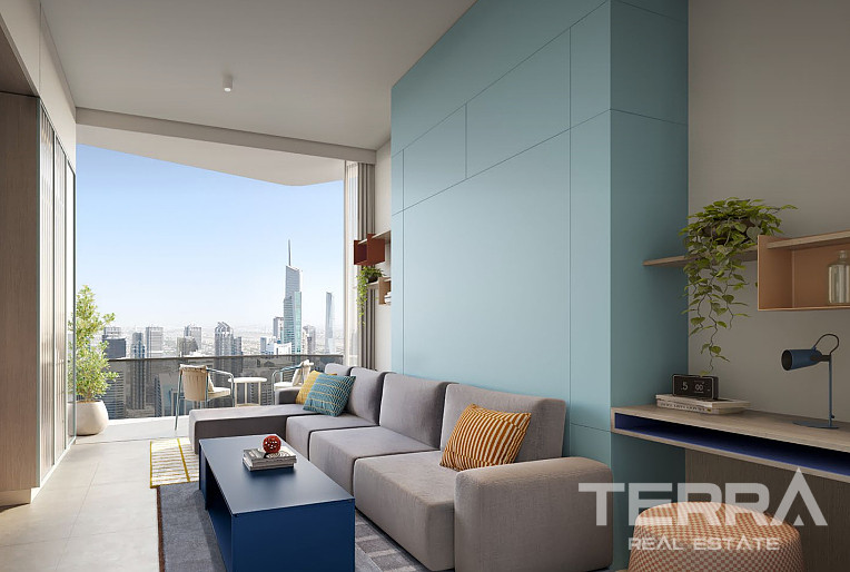 Dubai Marina'da Mobilyalı ve Şehir Manzaralı Sıfır Daireler - 114989