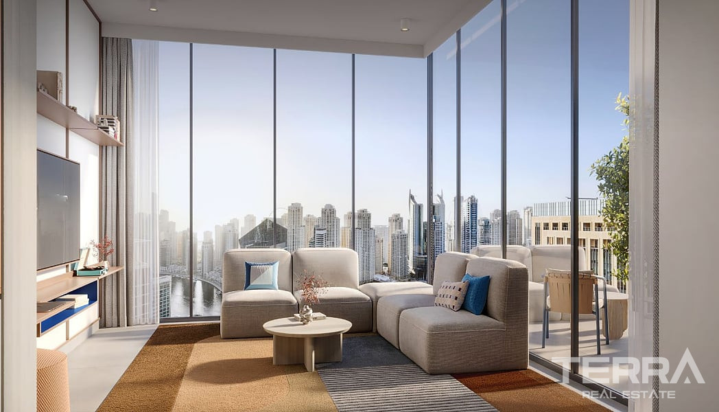 Dubai Marina'da Mobilyalı ve Şehir Manzaralı Sıfır Daireler - 114990