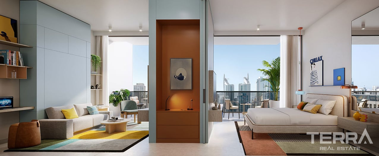 Dubai Marina'da Mobilyalı ve Şehir Manzaralı Sıfır Daireler - 114998