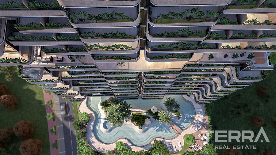 Dubai, Jumeirah Village Circle'da Satılık Şehir Manzaralı Daireler - 115017