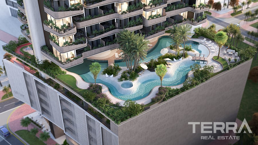 Dubai, Jumeirah Village Circle'da Satılık Şehir Manzaralı Daireler - 115022