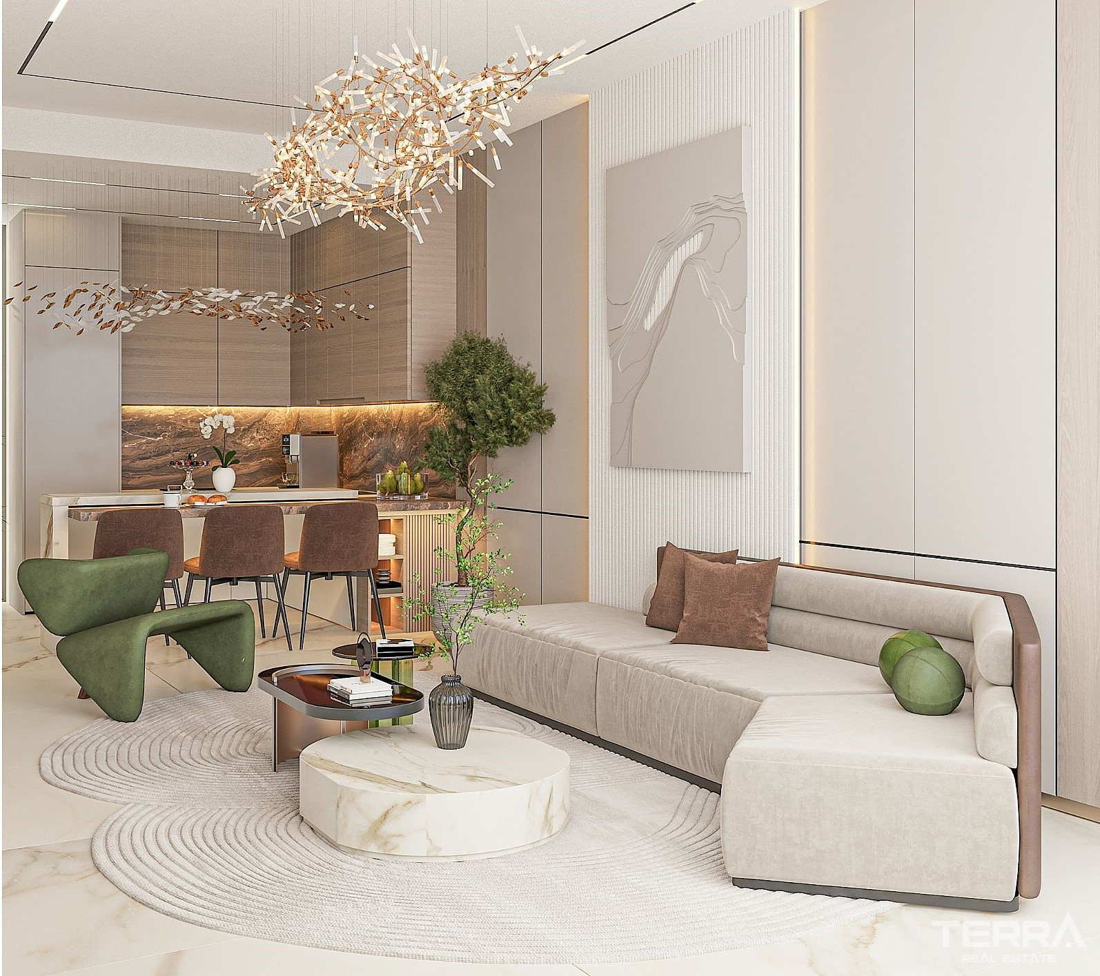 Dubai, Jumeirah Village Circle'da Satılık Şehir Manzaralı Daireler - 115032