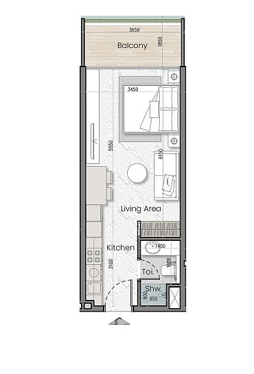Dubai, Jumeirah Village Circle'da Satılık Şehir Manzaralı Daireler - 115038