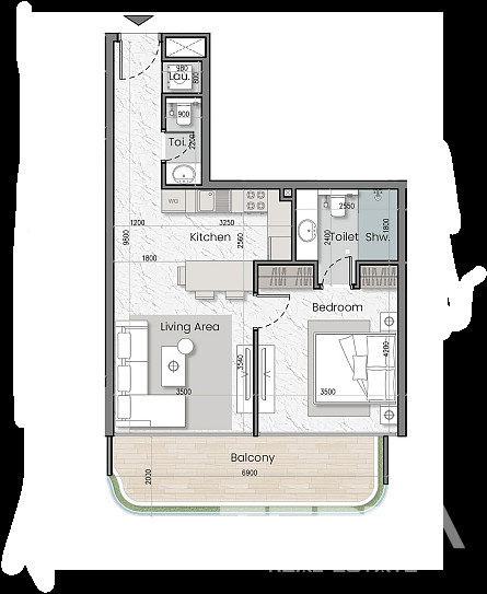 Dubai, Jumeirah Village Circle'da Satılık Şehir Manzaralı Daireler - 115039
