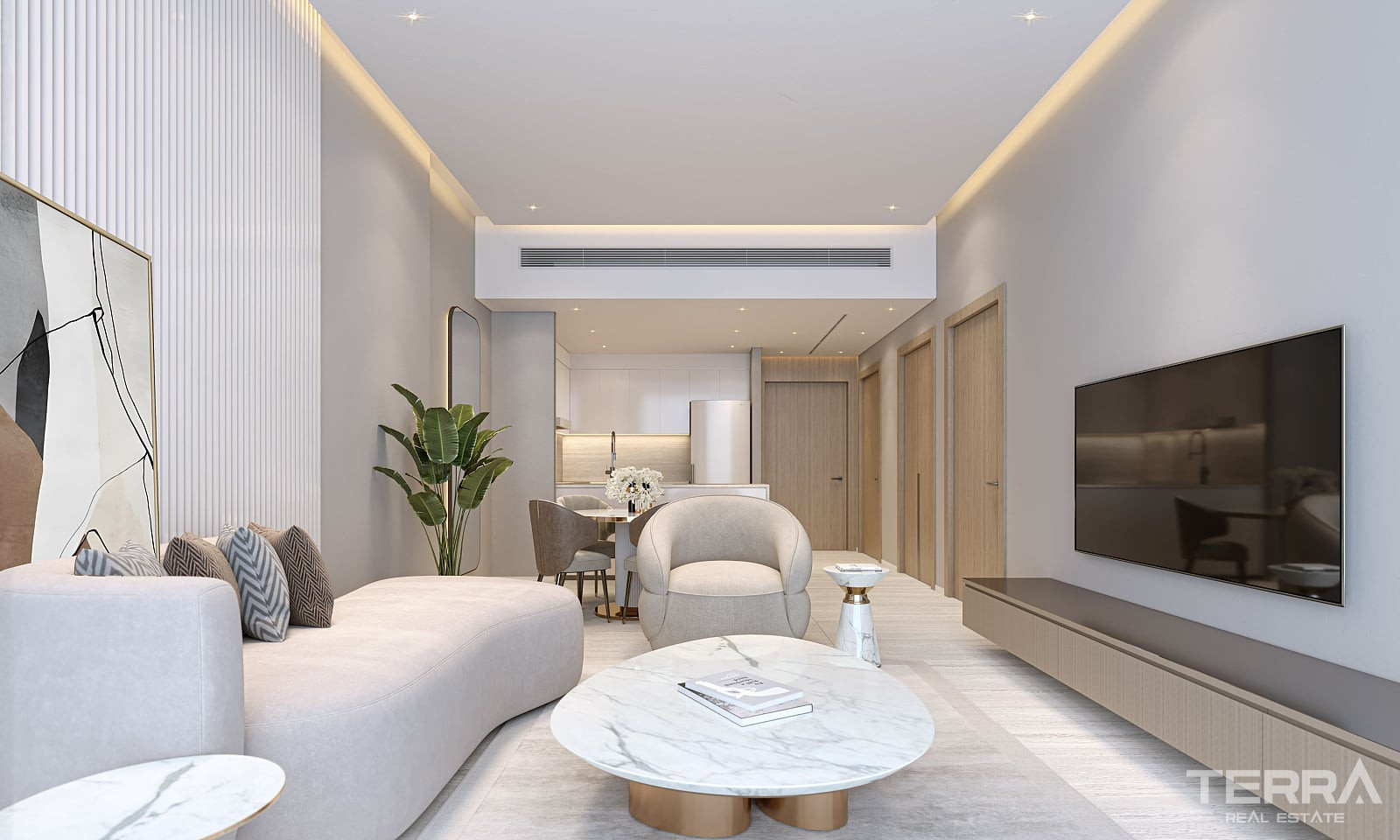 Dubai, Jumeirah Village Triangle'da Şehir Manzaralı Mobilyalı Daireler - 115045