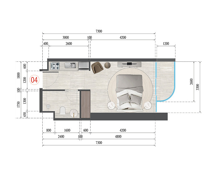 Dubai, Jumeirah Village Triangle'da Şehir Manzaralı Mobilyalı Daireler - 115049