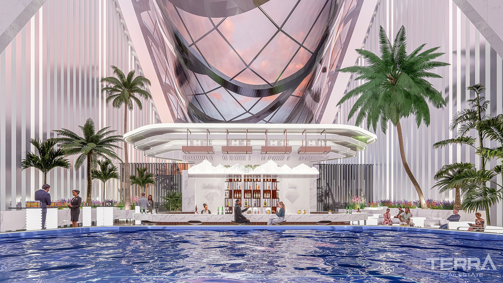 Apartments with Private Pool in Dubai, Jumeirah Village Triangle - 115094