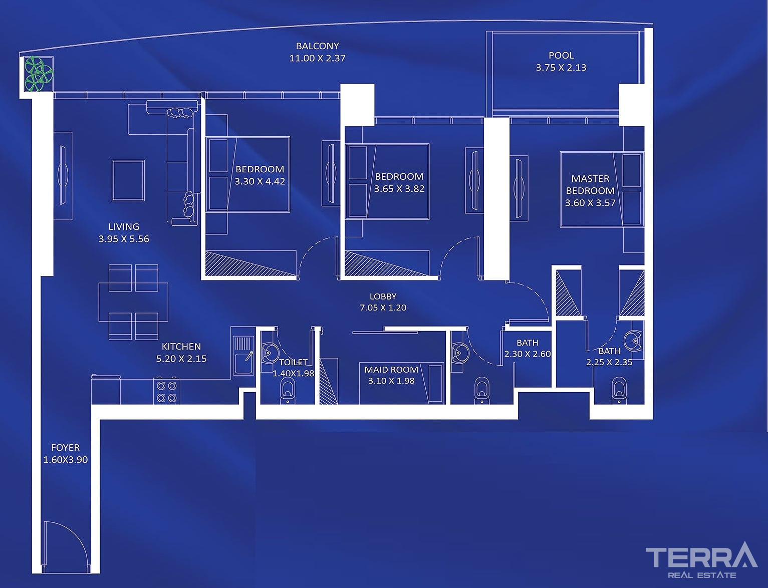 Apartments with Private Pool in Dubai, Jumeirah Village Triangle - 115103