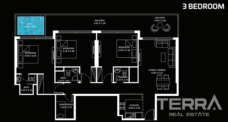 Dubai, Jumeirah Lake Towers'da Satılık Mobilyalı Daireler - 115122