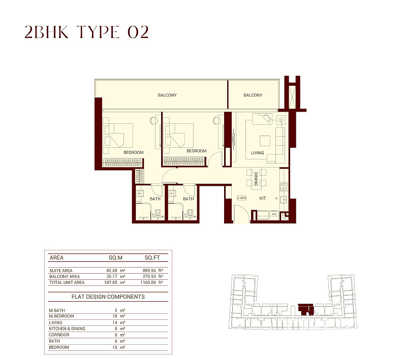 Dubai, Jumeirah Village Circle'da Satılık Daireler - 115132