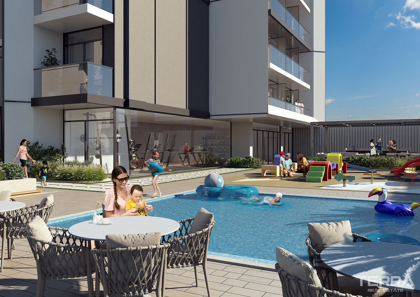 Jumeirah Village Circle, Dubai'de Satılık Şehir Manzaralı Daireler - 115150