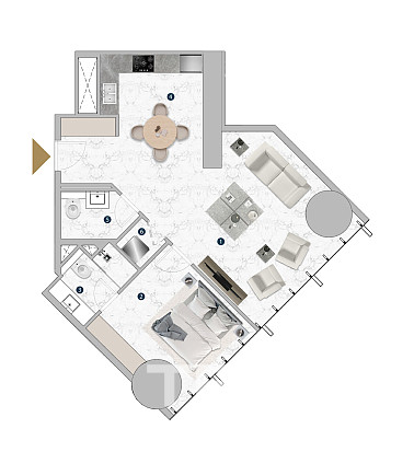 Dubai Marina’da Satılık Mobilyalı Daireler - 115295