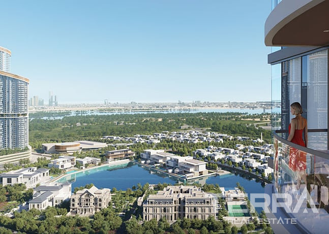 Dubai Hartland II'de Panoramik Şehir Manzaralı Satılık Sıfır Daireler - 115339