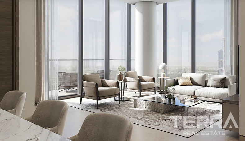 Dubai Hartland II'de Panoramik Şehir Manzaralı Satılık Sıfır Daireler - 115340