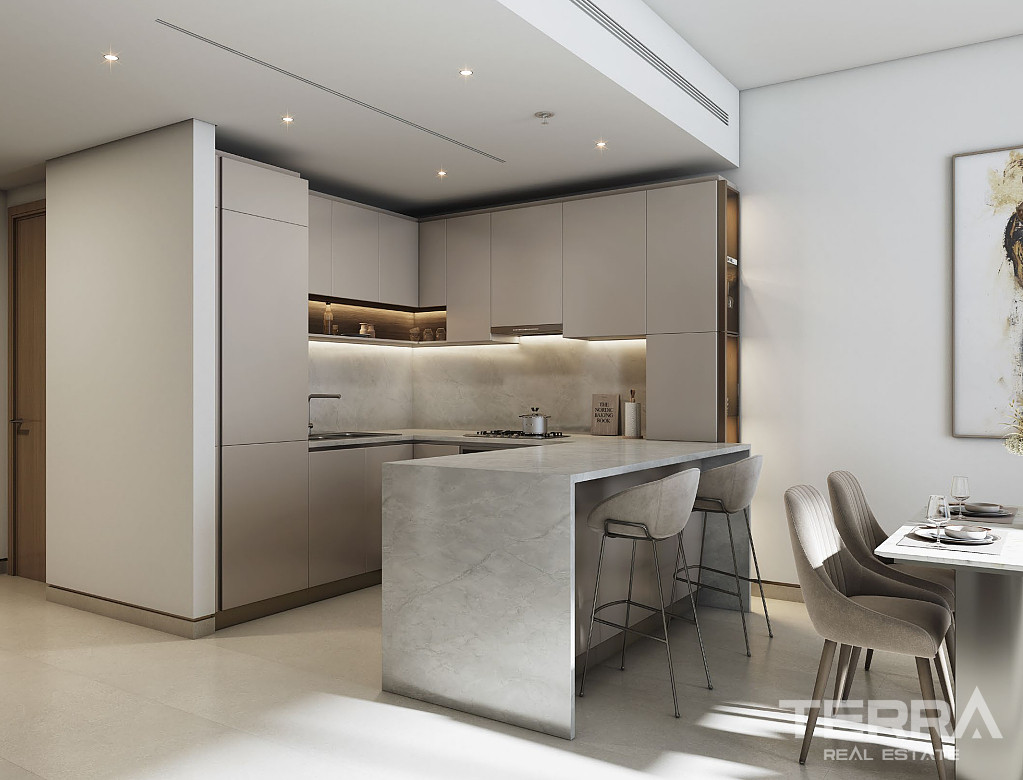 Dubai Hartland II'de Panoramik Şehir Manzaralı Satılık Sıfır Daireler - 115341