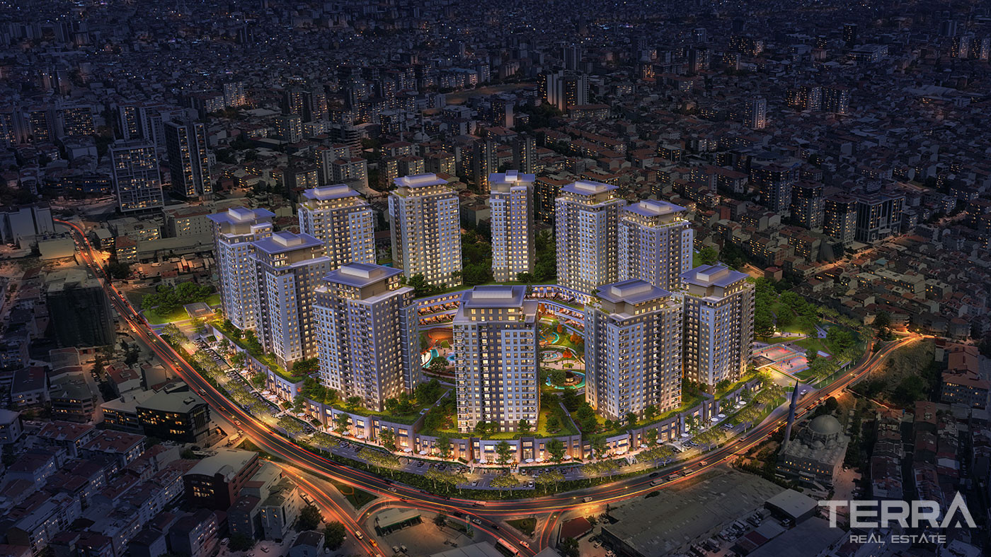 Apartments for Sale in Bağcılar, İstanbul, Turkey - 115354