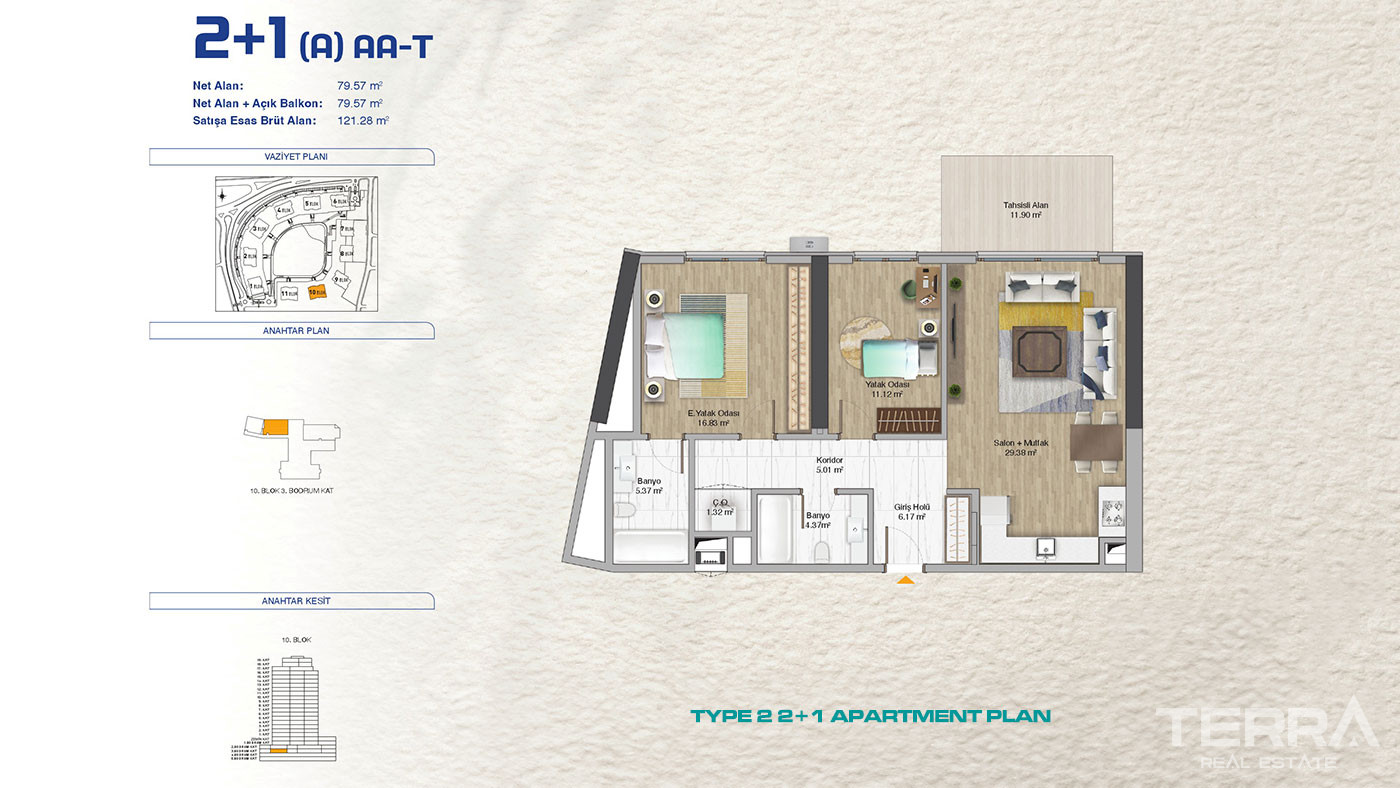 Apartments for Sale in Bağcılar, İstanbul, Turkey - 115359