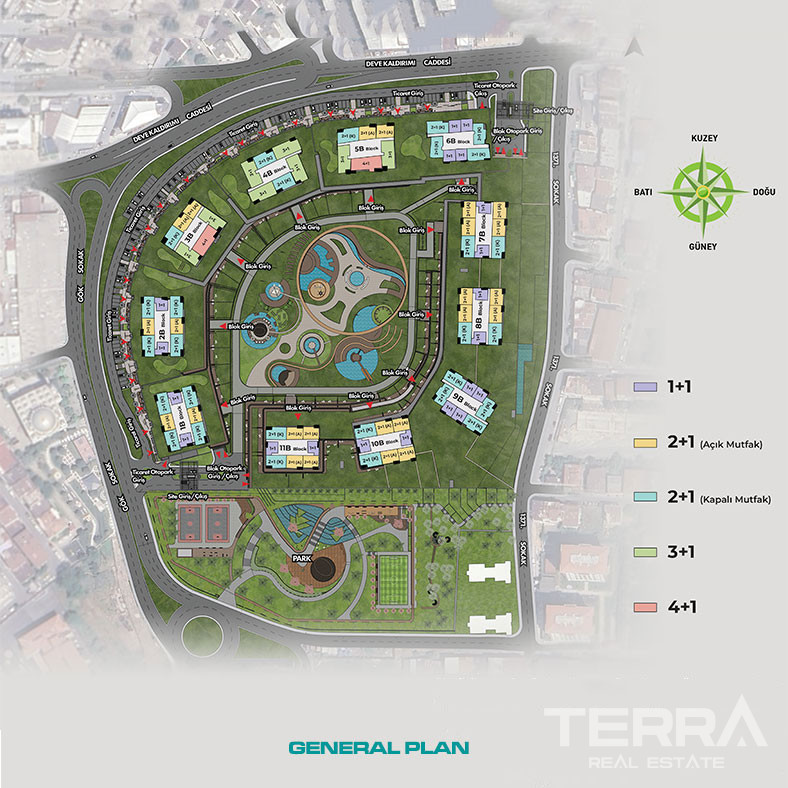 Apartments for Sale in Bağcılar, İstanbul, Turkey - 115361