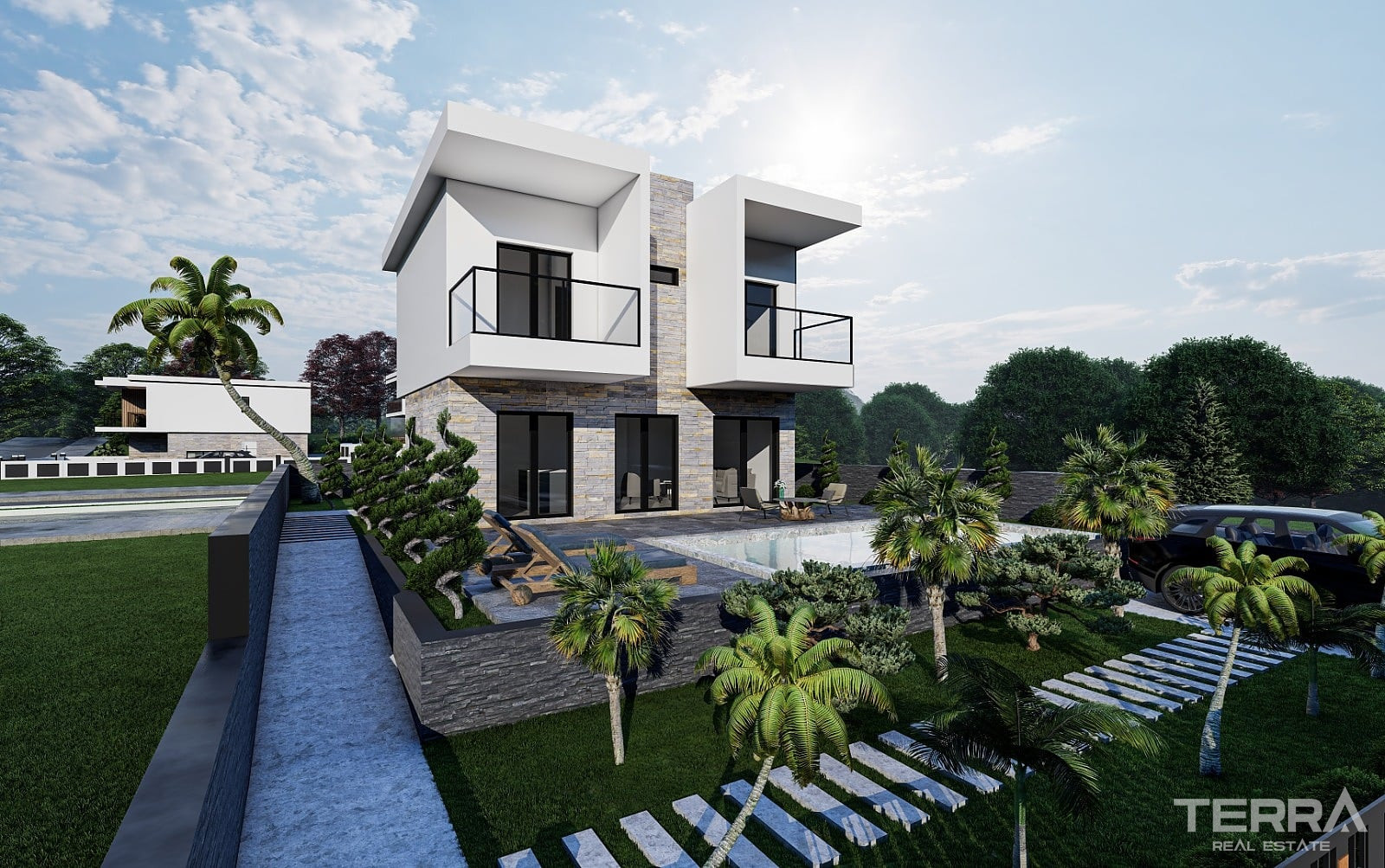 Willa z prywatnym basenem i ogrodem na sprzedaż w Kuşadası, Turcja - 115370