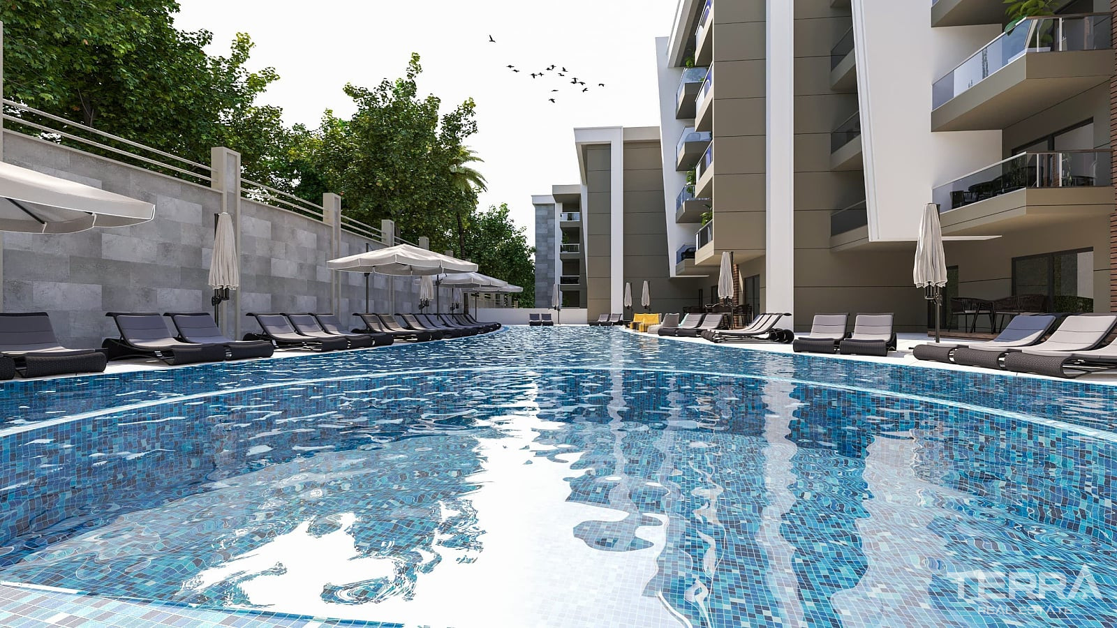 Aydın, Kuşadası'nda Yüzme Havuzlu Sitede Satılık Sıfır Daireler - 115508