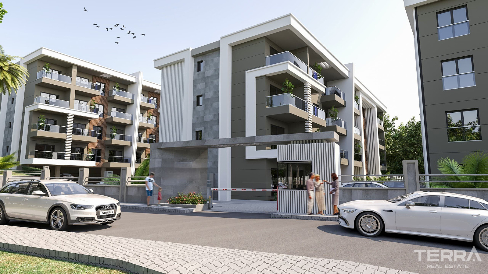 Aydın, Kuşadası'nda Yüzme Havuzlu Sitede Satılık Sıfır Daireler - 115511