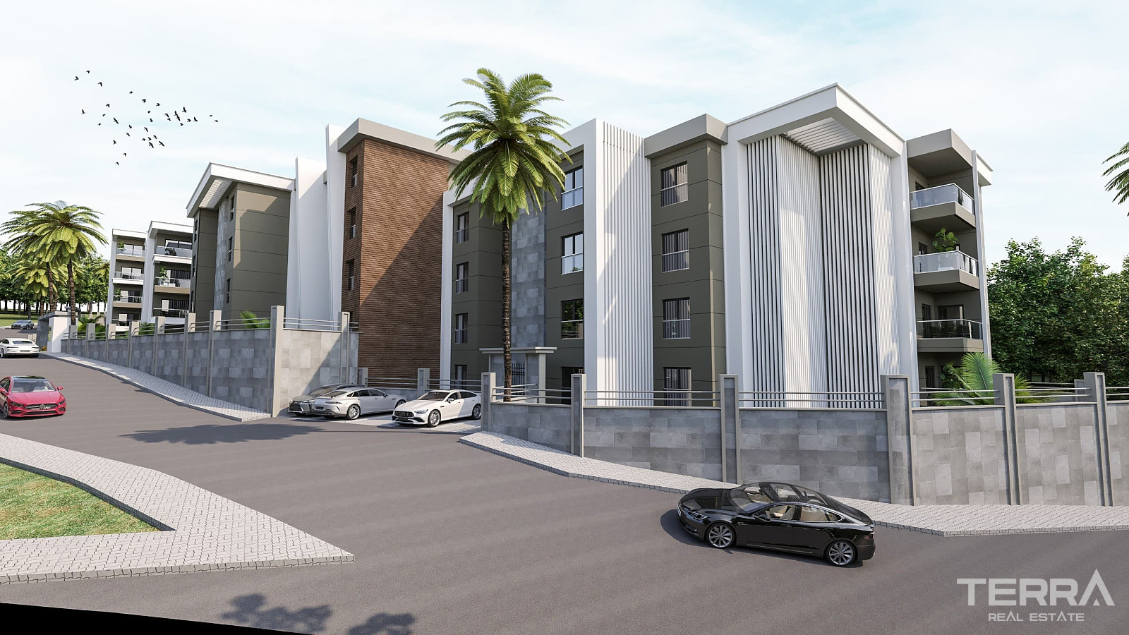 Aydın, Kuşadası'nda Yüzme Havuzlu Sitede Satılık Sıfır Daireler - 115517