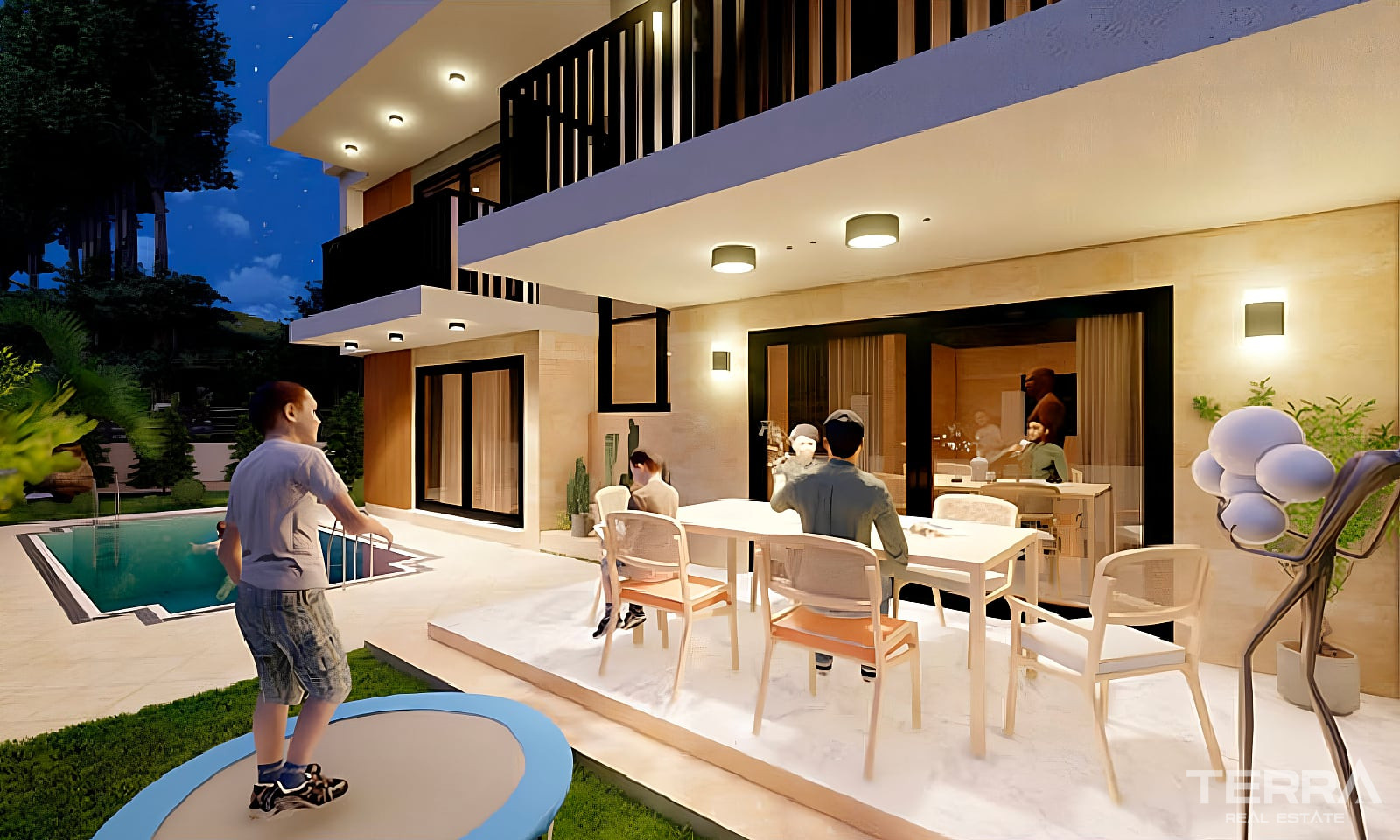 Villas with Private Pools for Sale in Kuşadası, Aydın - 115546