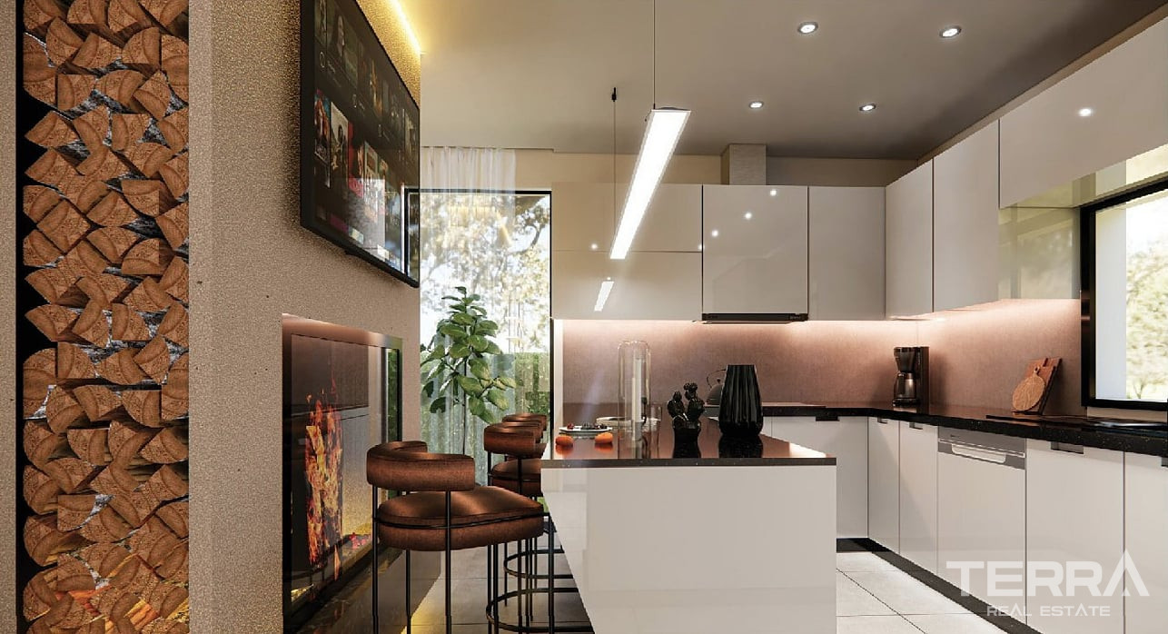Villas with Private Pools for Sale in Kuşadası, Aydın - 115553