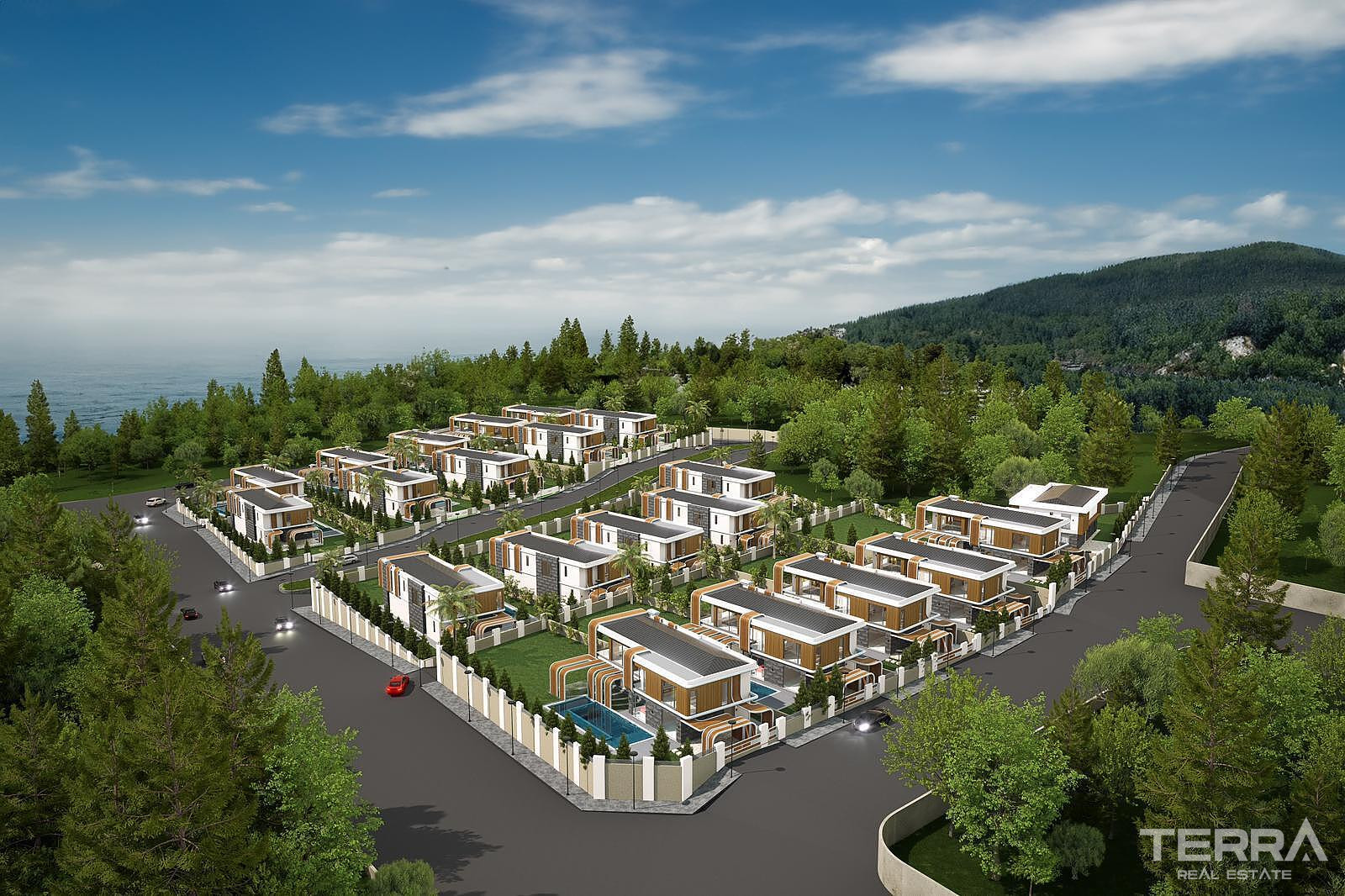 Villa with Private Pool for Sale in Kuşadası, Aydın - 115589