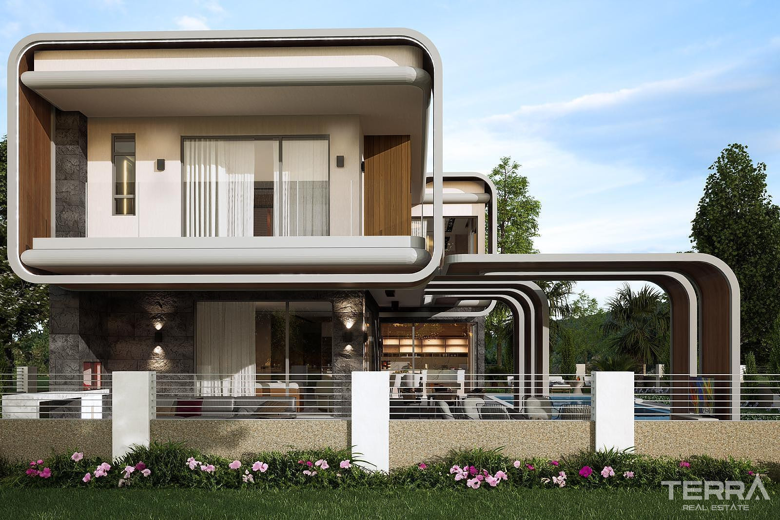 Villa with Private Pool for Sale in Kuşadası, Aydın - 115597