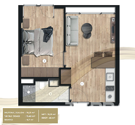 Key-Ready Apartments for Sale in Ankara, Pursaklar - 115661