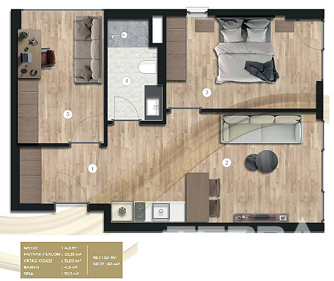 Key-Ready Apartments for Sale in Ankara, Pursaklar - 115662