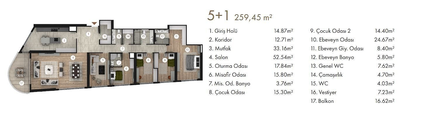Luxury Apartments for Sale in Çankaya, Ankara, Turkey - 115698