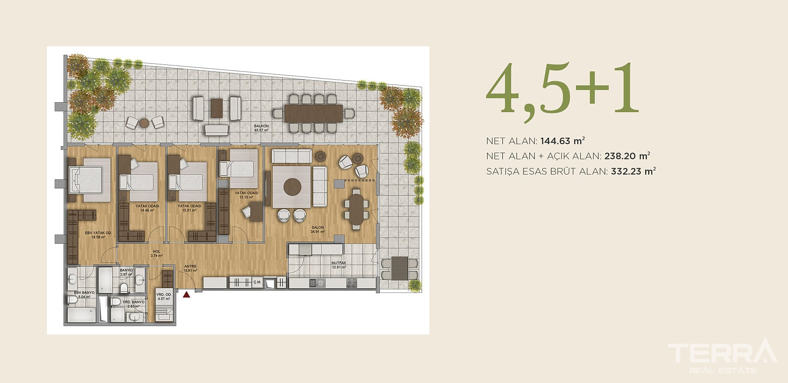 Luxury Apartments for Sale in Çankaya, Ankara, Turkey - 115741