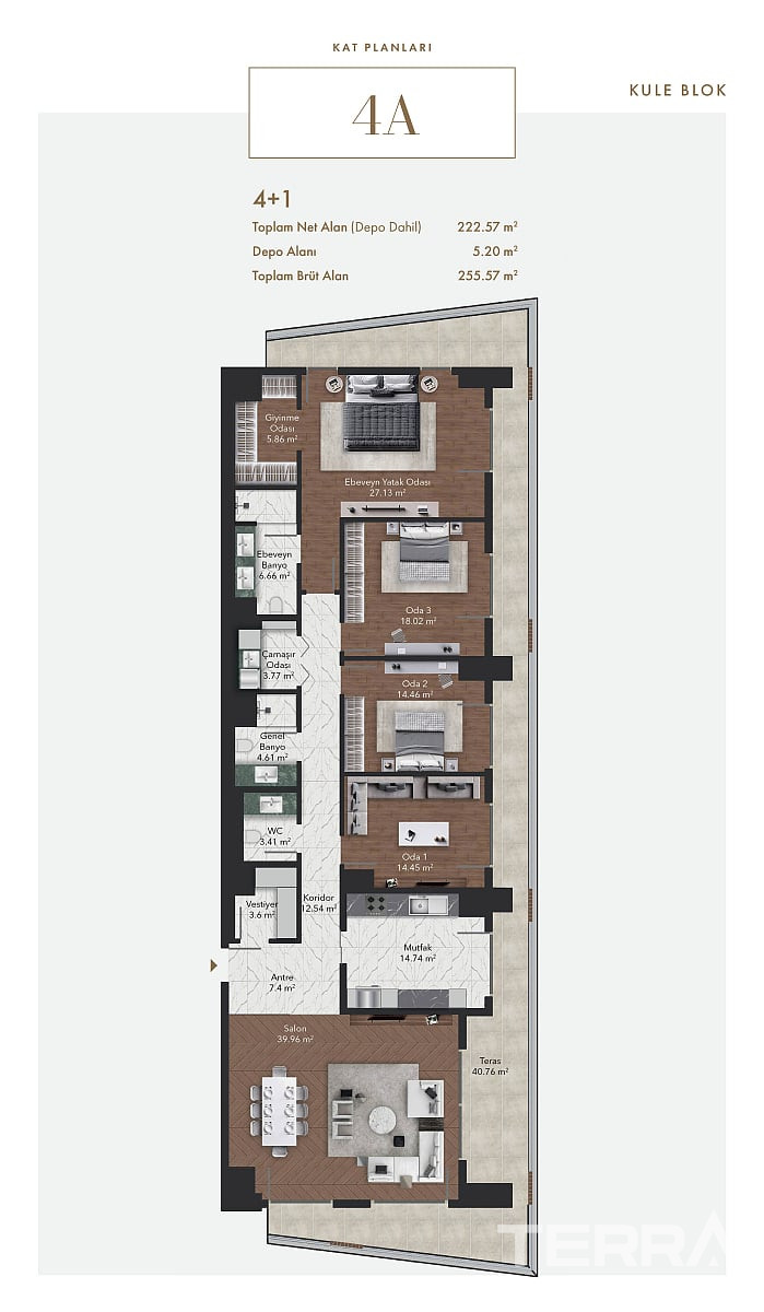 Luxury Apartments for Sale in Ankara, Çankaya - 115799