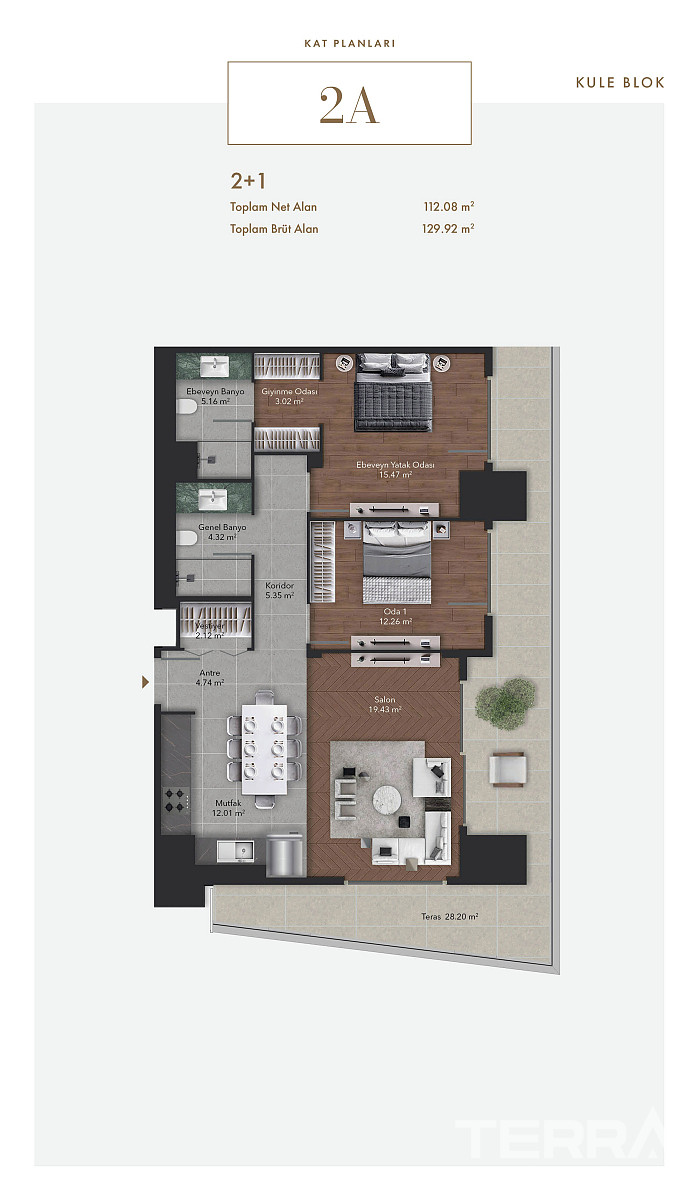 Luxury Apartments for Sale in Ankara, Çankaya - 115805