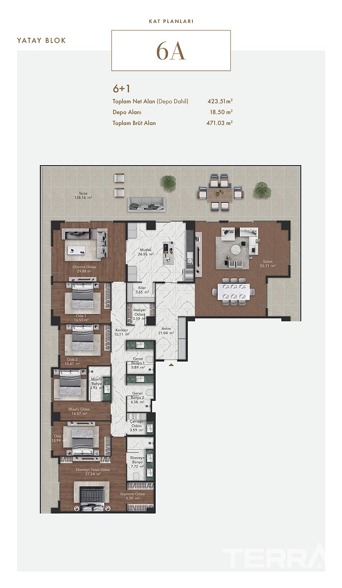 Luxury Apartments for Sale in Ankara, Çankaya - 115807