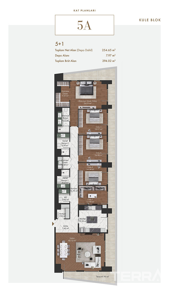 Luxury Apartments for Sale in Ankara, Çankaya - 115814