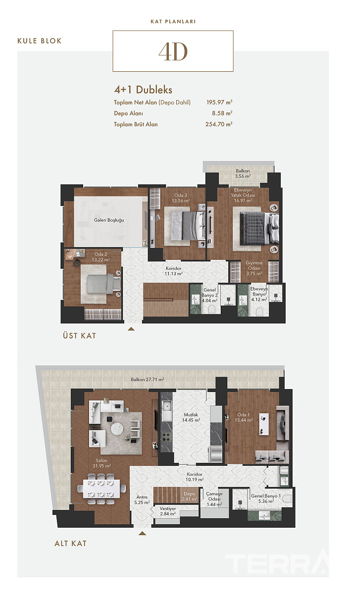 Luxury Apartments for Sale in Ankara, Çankaya - 115816